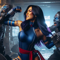 Psylocke and Ninja mutants 3