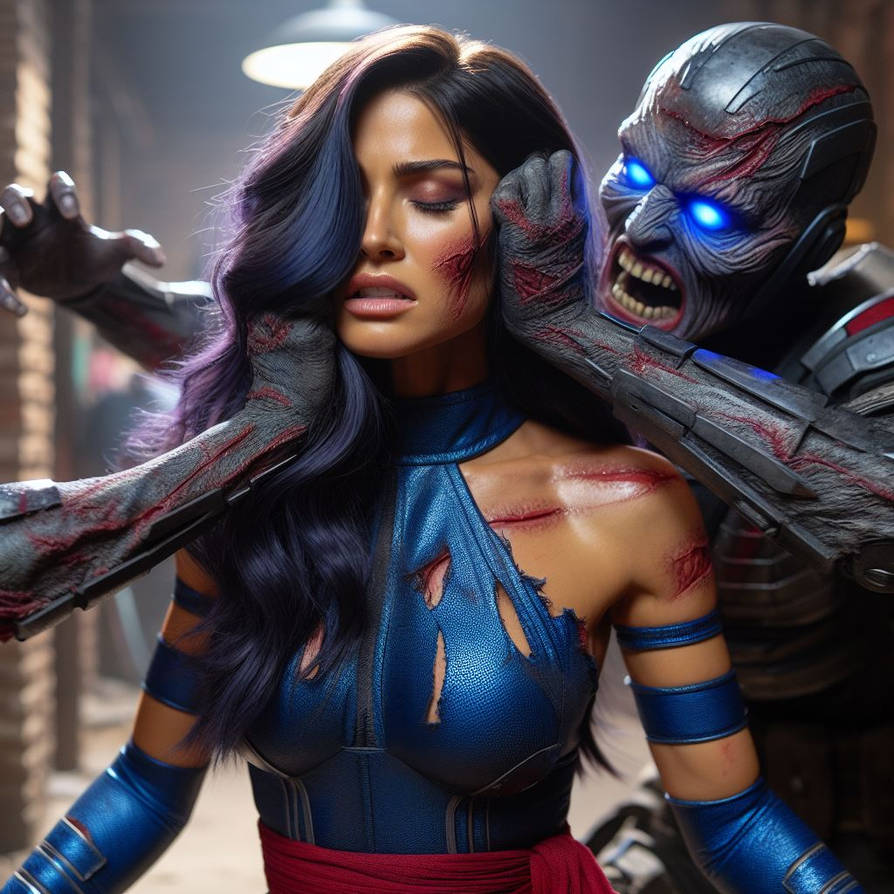 Psyborg Deviantart Psylocke and Mutant Psiborg 8 - brains by Raub101 on DeviantArt
