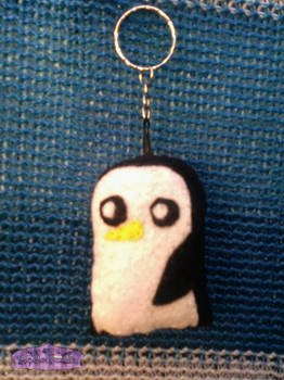 Adventure Time GUNTER  keychain