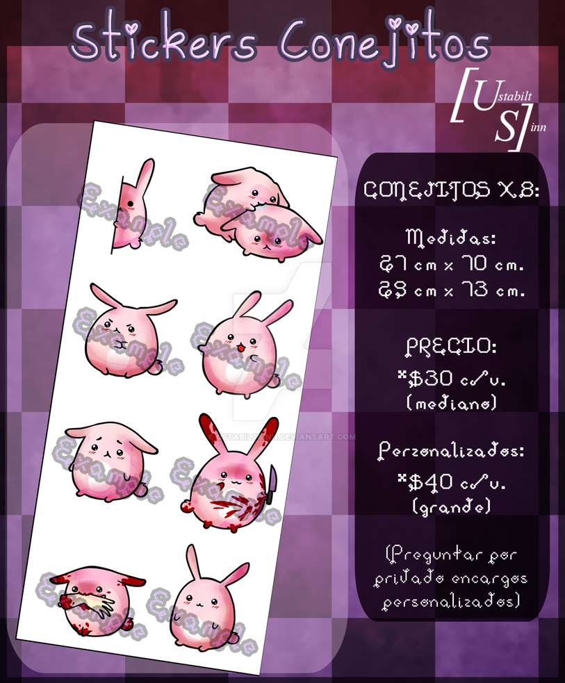 Sticker Canijo Stickers Conejitos by UstabiltSinn on DeviantArt