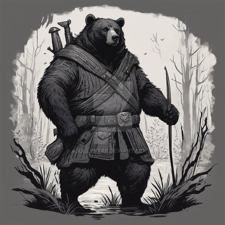 Beardy Ranger Bearfolk Ranger by AJollyStar on DeviantArt