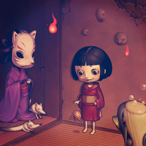 The Yokai's Bouncing Ball Song by tsutsu-di