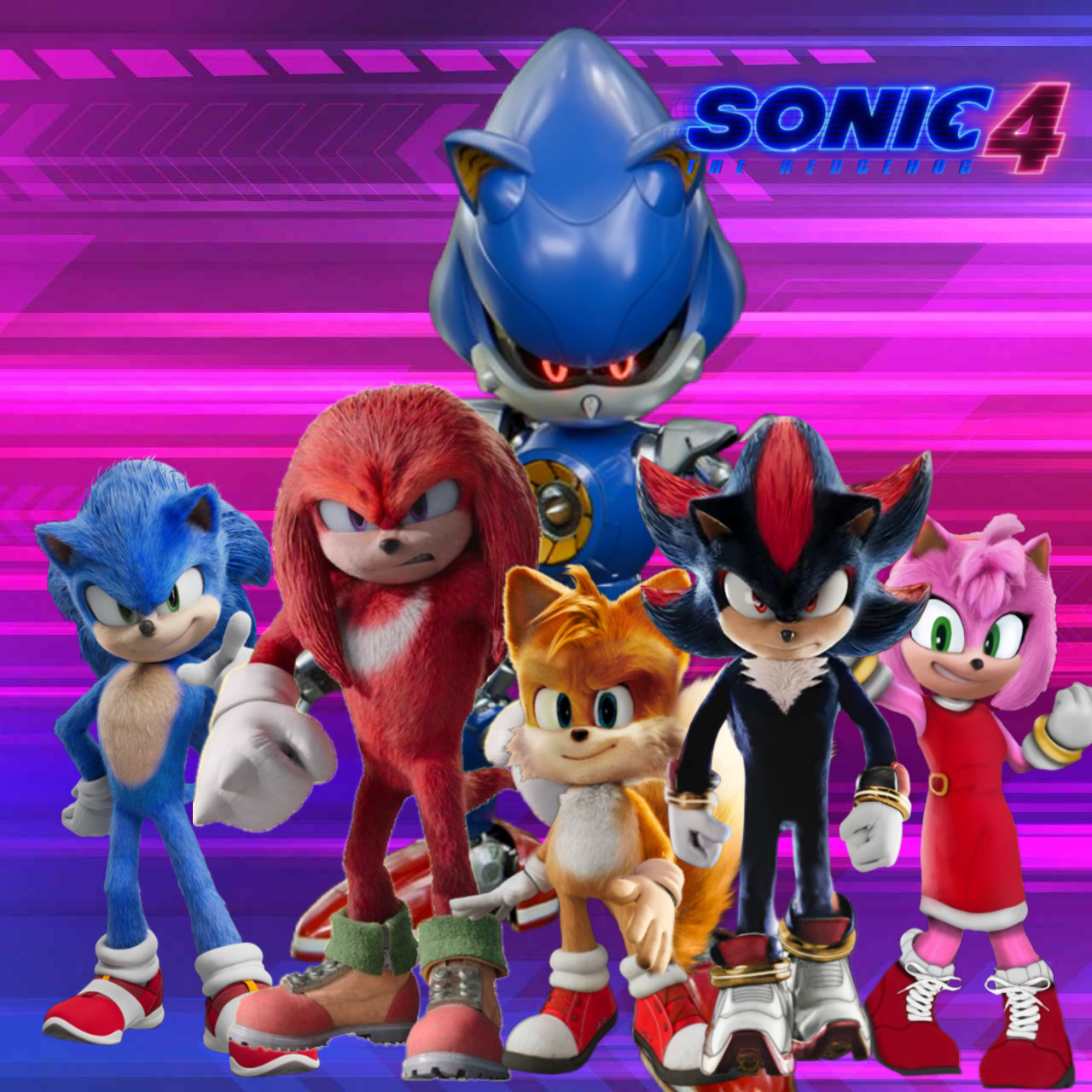Sonic the Hedgehog 4 characters by DyllanR327 on DeviantArt