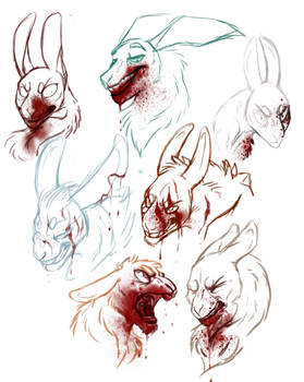 bunch of bloody bunnies