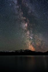 Milky Way over Abraham Lake 2418