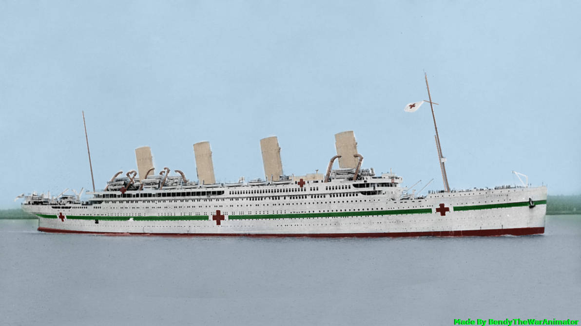 Britannic Colorized HMHS Britannic In Colors by bendythewaranimator on DeviantArt