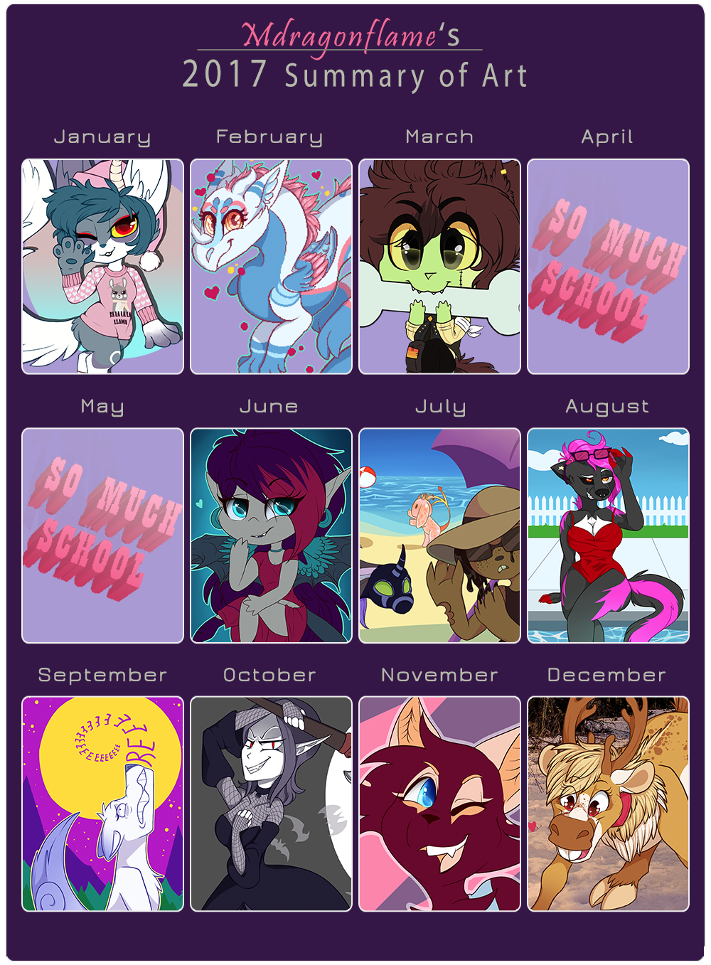 Happy New Year! - 2017 Art Summary