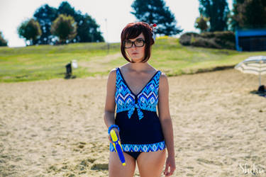 Swimsuit Mei - OverWatch by aPandaCosplay