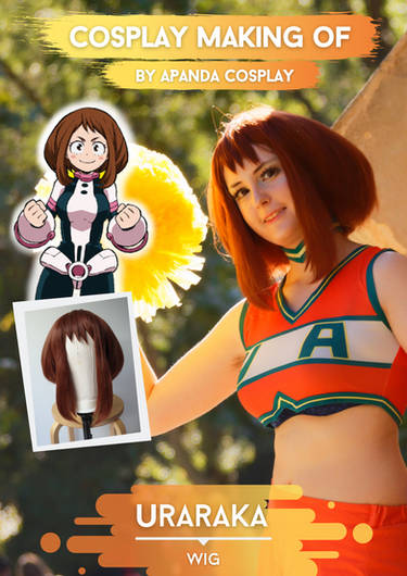 Uraraka Cosplay Wig Making-Of E-Book