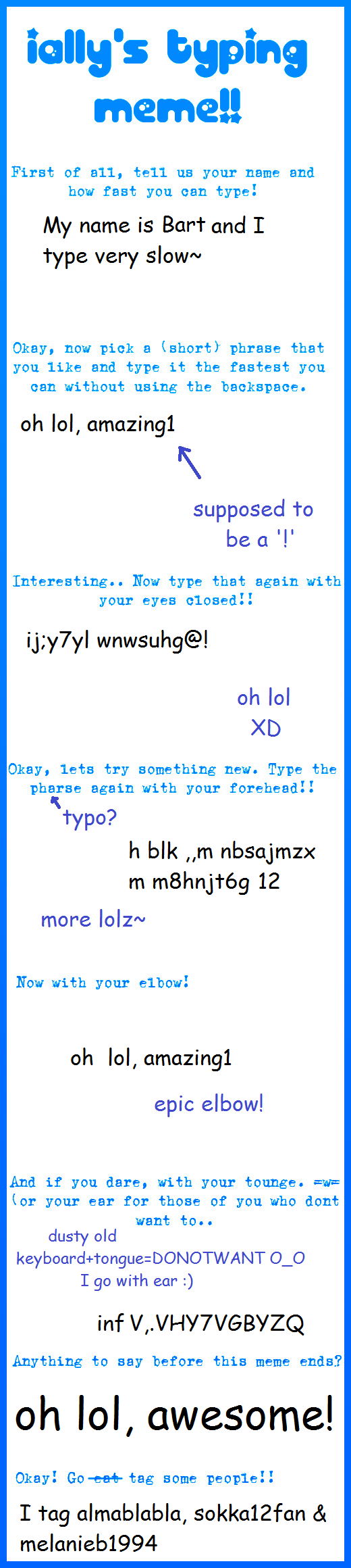 typing meme done by whase on DeviantArt