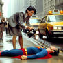 Superman - Knocked-Out on the Sidewalk 3