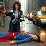 Superman - Knocked-Out on the Sidewalk 9