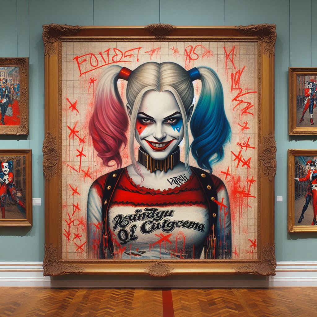 World Art Day with Harley Quinn 3 by Nega1 on DeviantArt