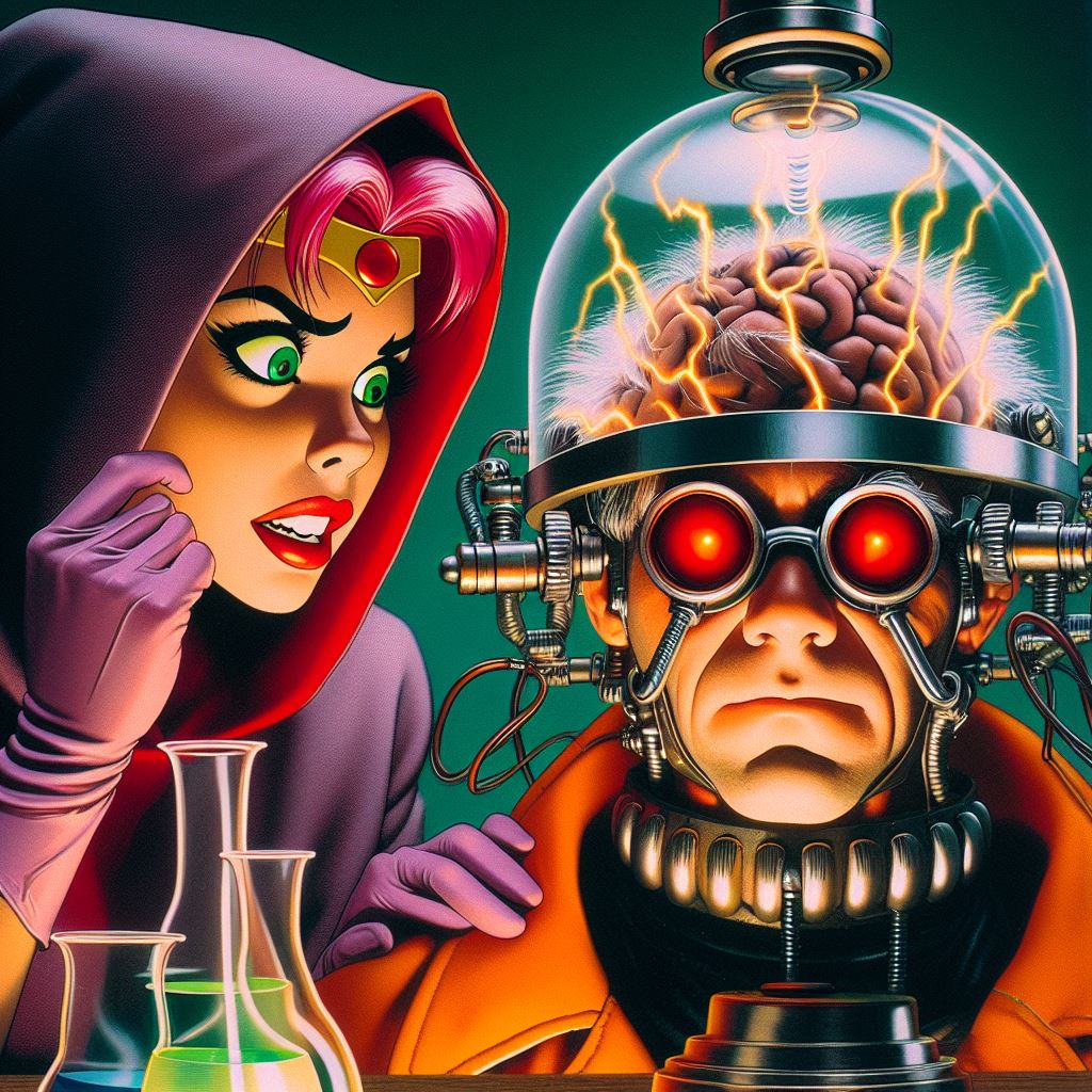 Teen Titans Starfire and the Brain by Nega1 on DeviantArt