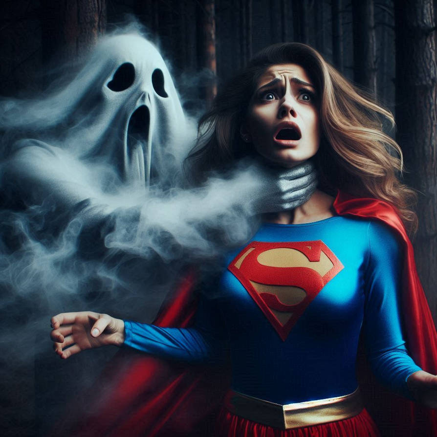 Supergirl Choked by Ghost 17 by Nega1 on DeviantArt