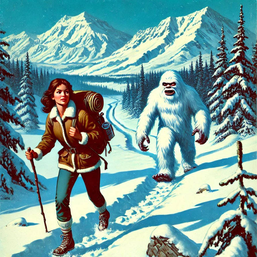 Yeti Followed Her by Nega1 on DeviantArt