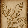 Articuno ancient parchment