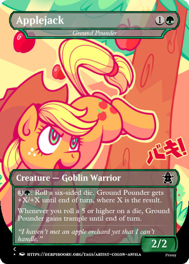 applejack mtg card Applejack MTG Card by Mawbane on DeviantArt
