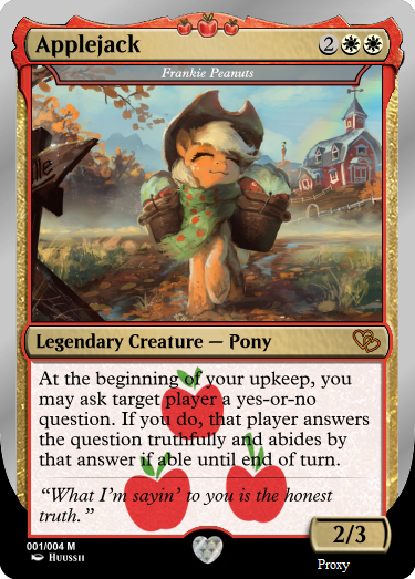 applejack mtg card If the toy has wings Applejack | Secret Lair |