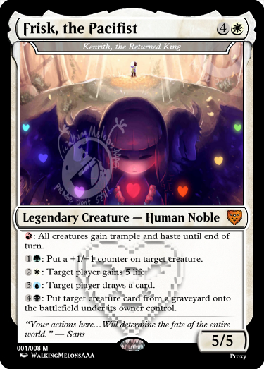 FAKE!! Frisk, the Pacifist MtG Undertale Variant by r0bertperez on DeviantArt FAKE!! Frisk, the Pacifist MtG Undertale Variant by r0bertperez on DeviantArt