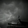 Black and white storm