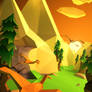 Low poly Sunrise