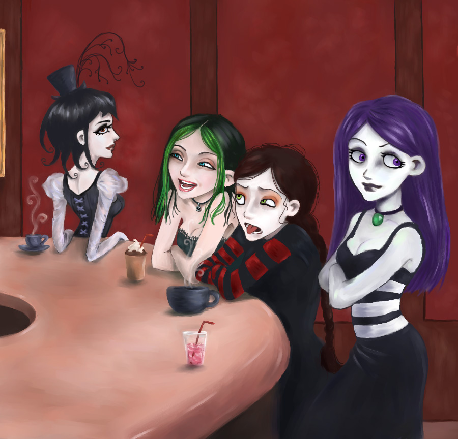 Meeting at the Cafe