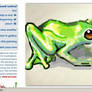 Frog in the artpad