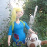 My Needle Felted Fionna and Cake