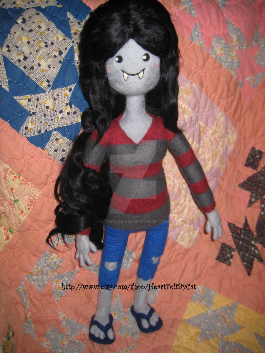 My Largest Needle Felted Marceline (2)