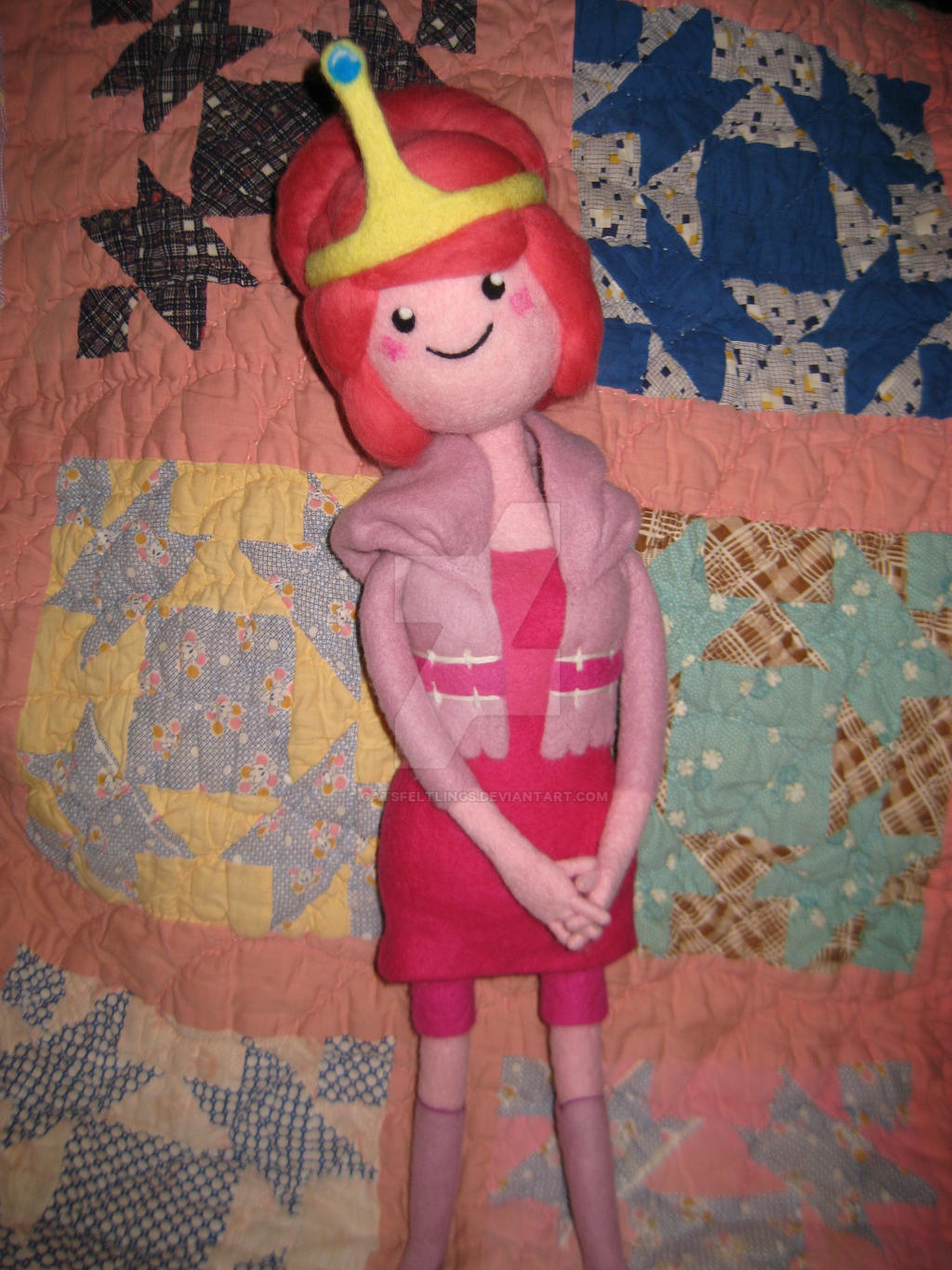 My  Needle Felted Princess Bubblegum