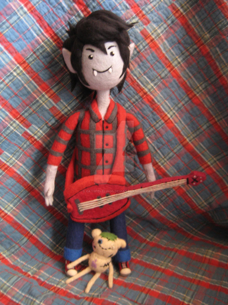 Needle Felted Marshall Lee, Hambo and Axe Bass