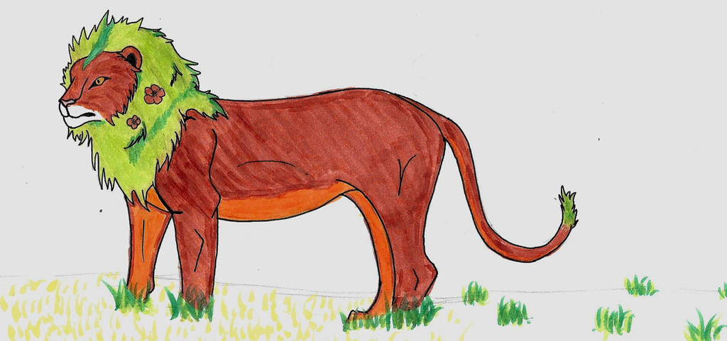 Earth Lion Colored