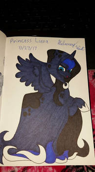 Inktober day 27 Princess Luna