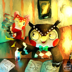 Blathers and Celeste