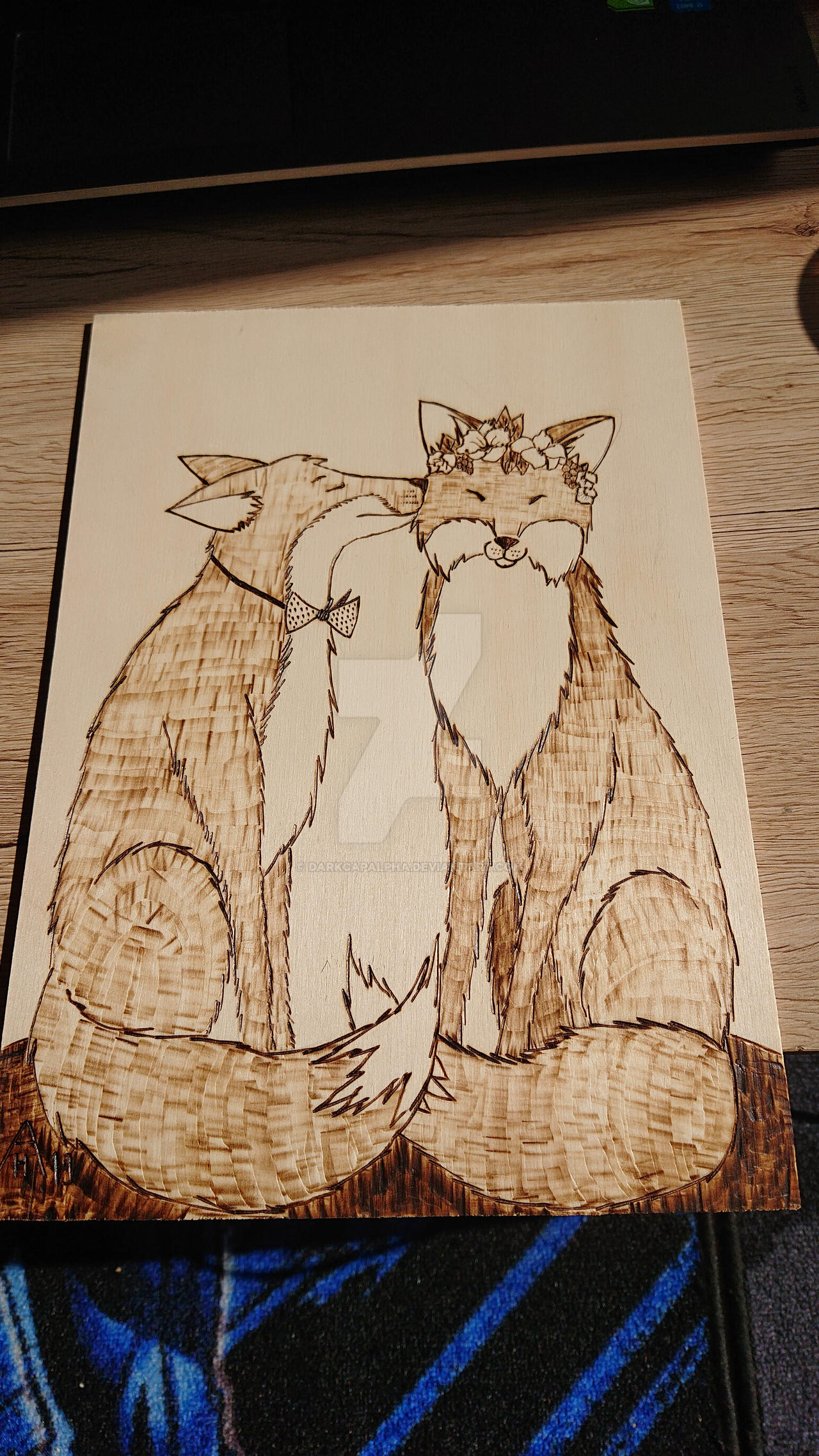 Fox Pyrography by DarkcapAlpha on DeviantArt