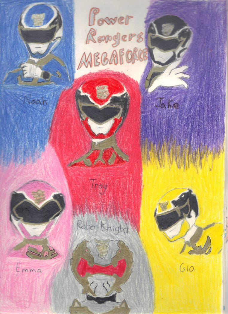 Power Ranger Mega Force Vector Power Rangers Megaforce by Ryan-Shellhause on DeviantArt