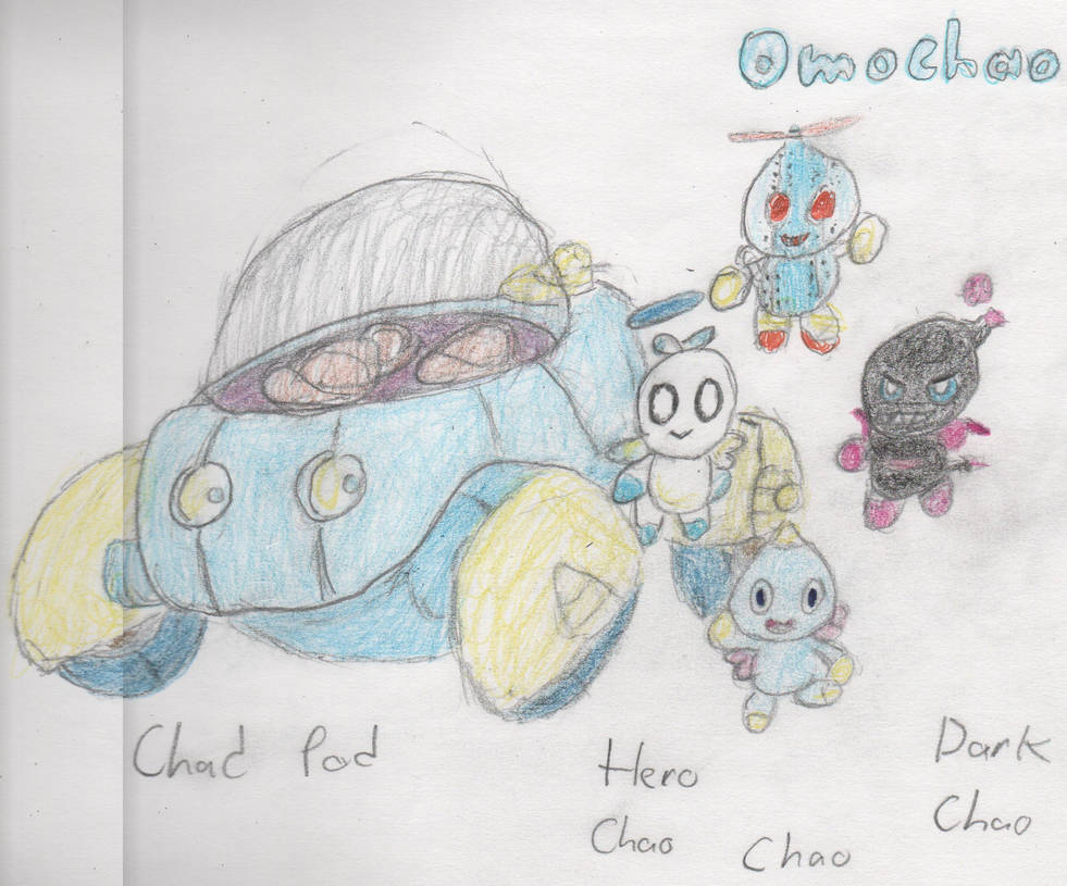 Chao with Chao Pod (TSR) by Ryan-Shellhause on DeviantArt