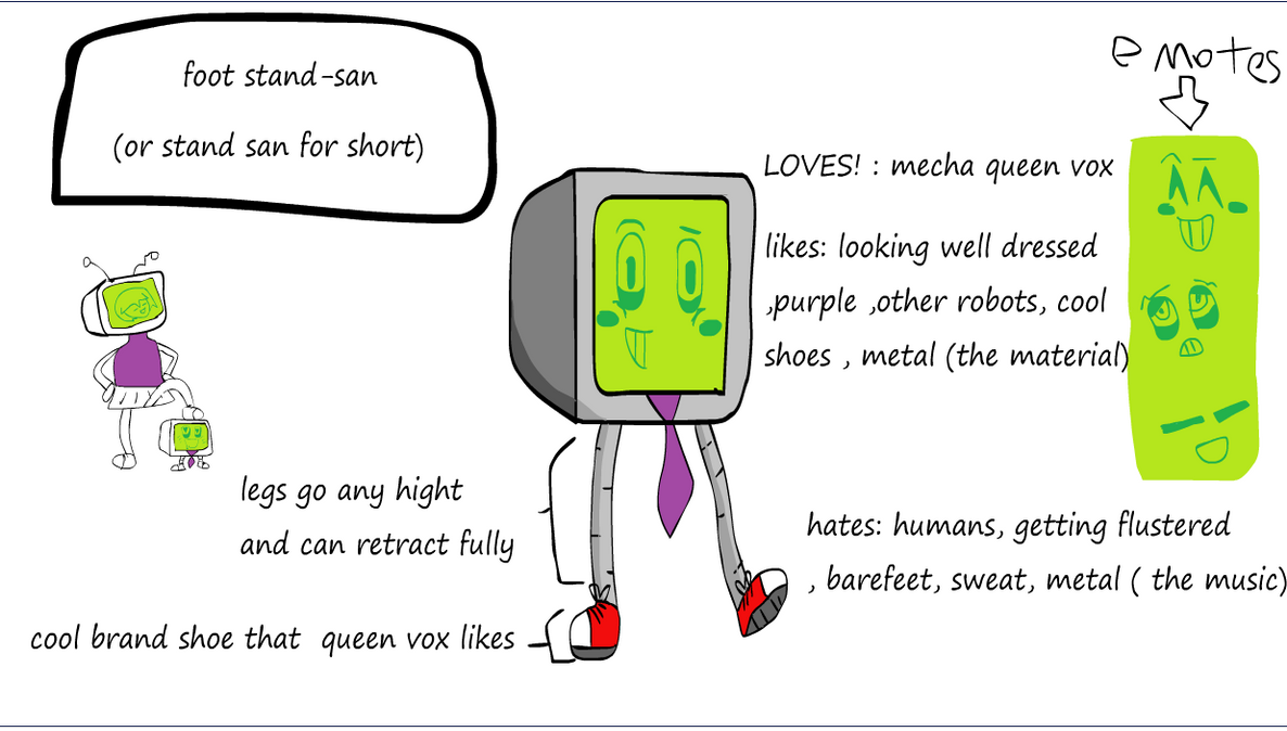 REF MY new OC foot stand san by powerjuicerX on DeviantArt
