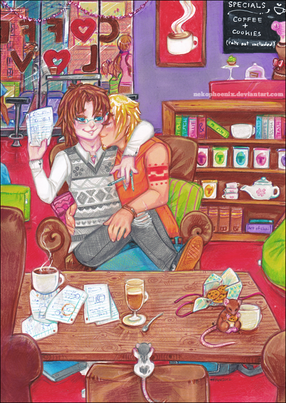 Coffee Shop Equations by nekophoenix