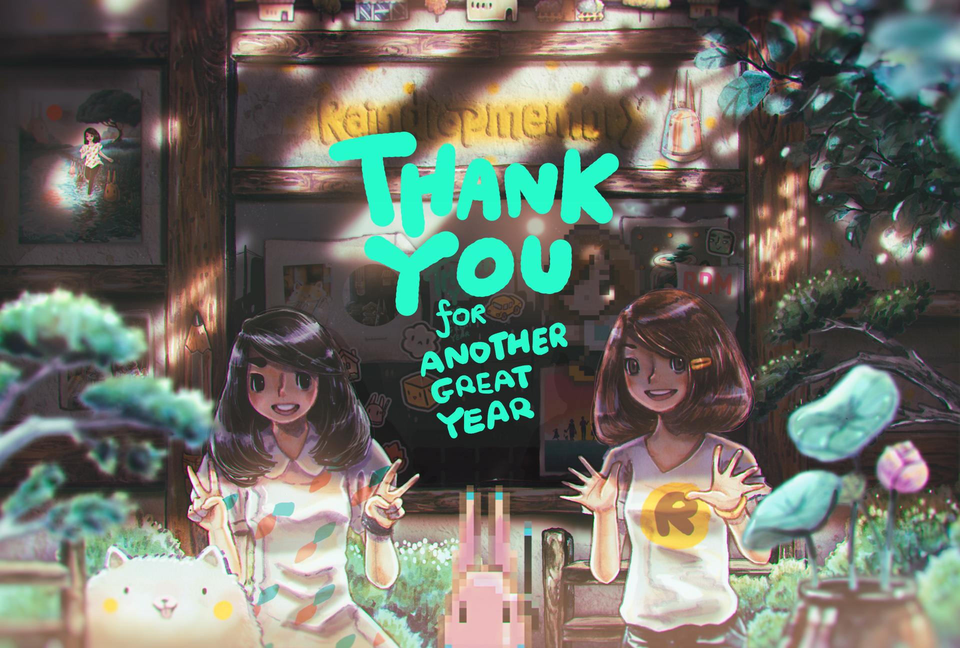Thank you for Another Great Year by Raindropmemory