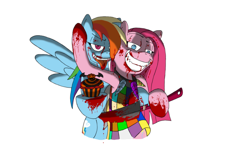 Pinkamena and Rainbow factory = BLOOD!!!!!!!!!!!!