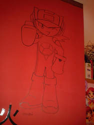 Megaman.exe on my wall
