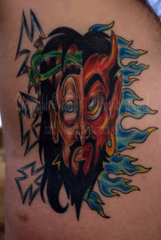 Good vs. Evil Tattoo