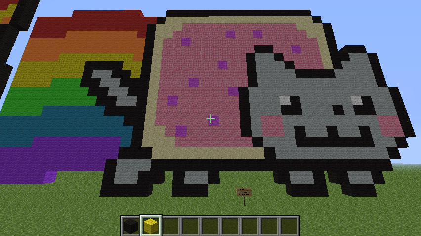 Nyan Cat (Pixel Art) Minecraft Map