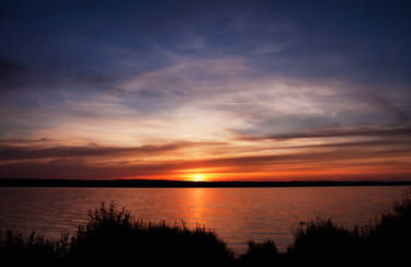 Lake sunset