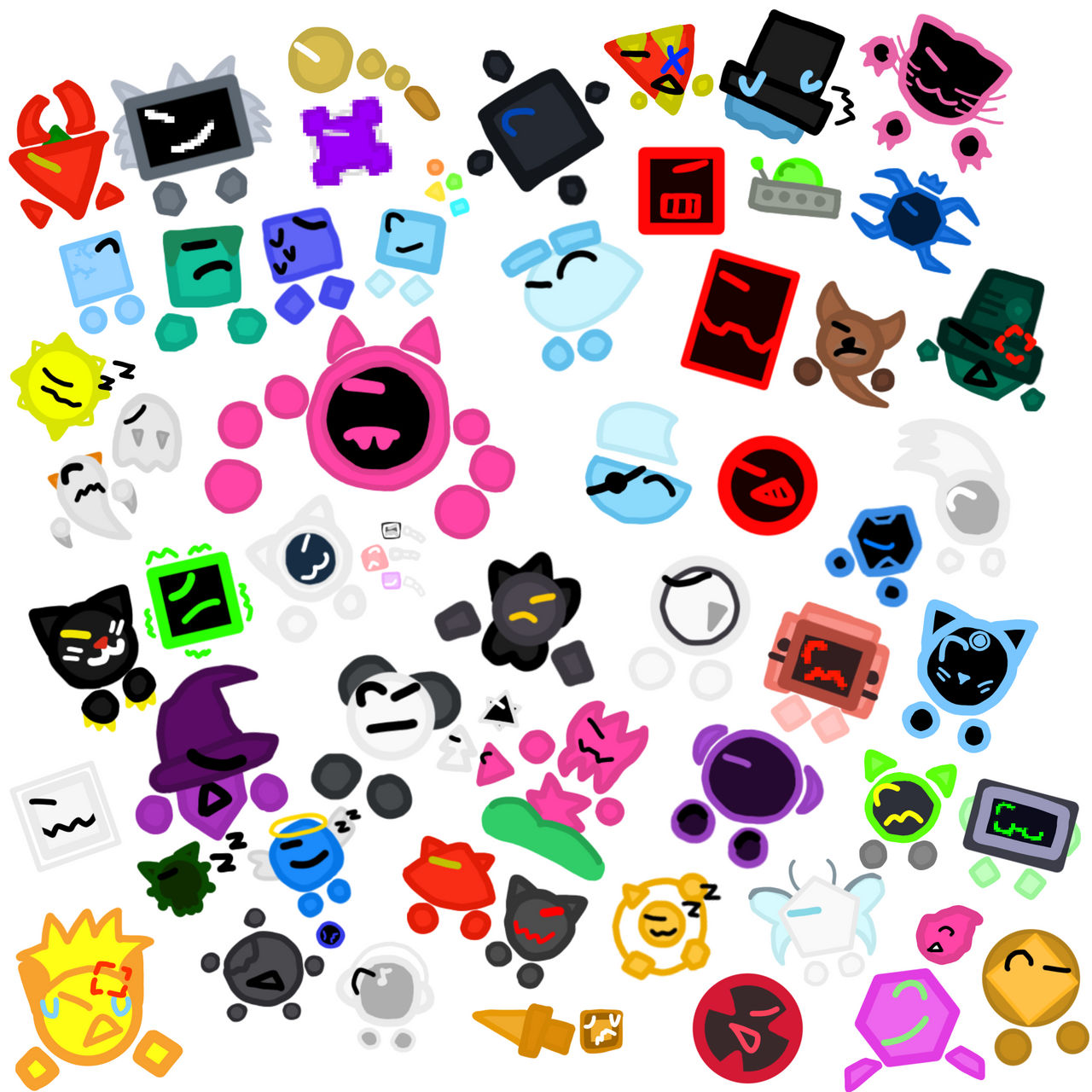 A bunch of pa and Jsab bosses as child forms by kyia7330 on DeviantArt