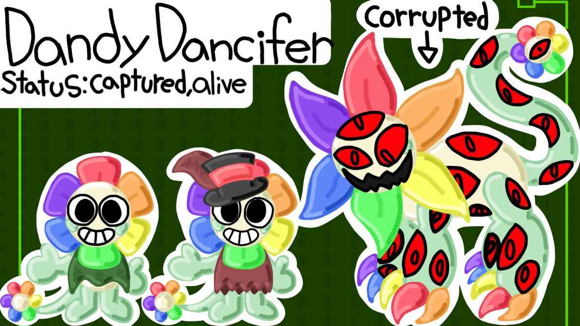 Dandy Refrence Corrupted Minds: Dandy Reference Sheet (DW AU) by kyia7330 on DeviantArt
