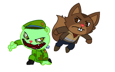 GTA IV x HTF - Niko vs Fliqpy by maddiethehedgie