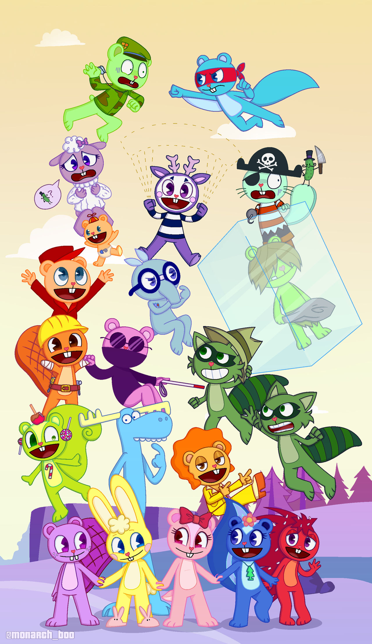 20 YEARS OF HAPPY TREE FRIENDS by maddiethehedgie on DeviantArt